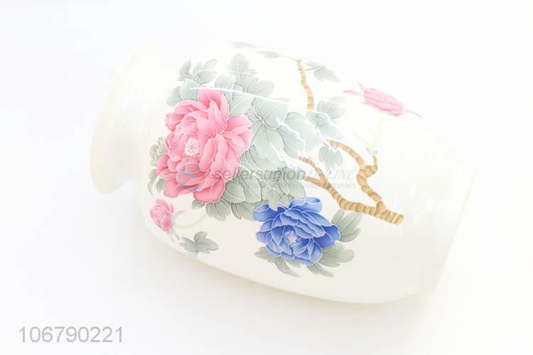 Custom Chinese Style Fashion Printing Ceramic Vase