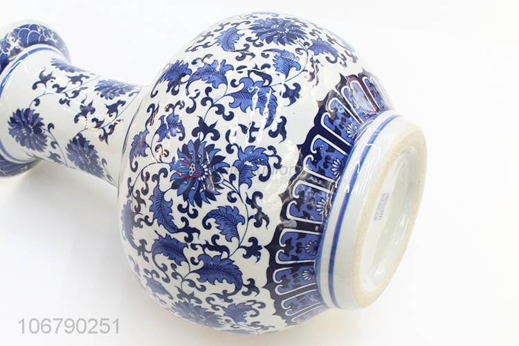 Fashion Decorative Ceramic Crafts Chinese Style Porcelain Vase