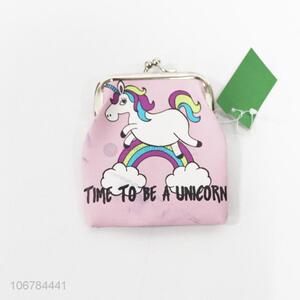 Hot Sale Cute Cartoon Unicorn Coin Purse For Girls