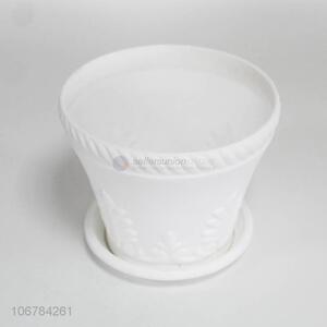 New design plastic plant pot flower pot with pallet tray