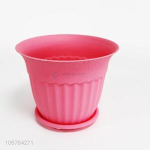 Good Sale Colorful Plastic Flower Pots With Base