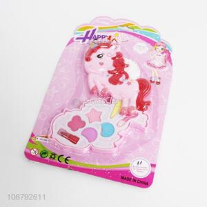 New unicorn design children's beauty set plastic toy