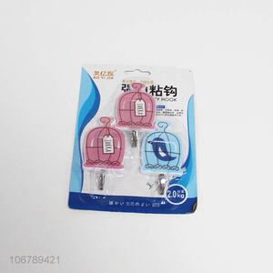 Wholesale 3pcs strong sticky hook plastic waterproofing sticky hooks