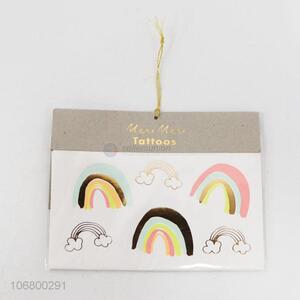 Factory direct sale cartoon rainbow paper stickers for decoration