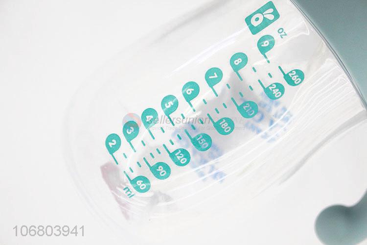 Reliable quality pp material baby feeding bottle with handles