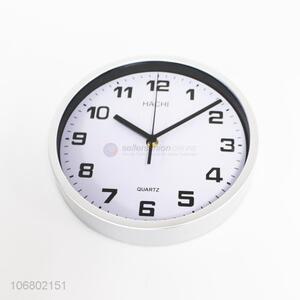 Cheap round decorative plastic wall clock for promotional