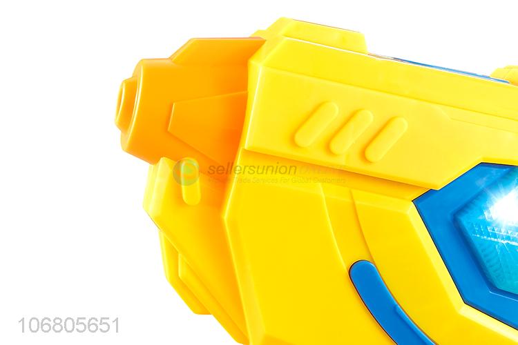 New Style Plastic Air Pressure Angel Wing Set Flash Light Water Gun