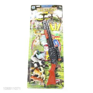 New Style Plastic Gun With Simulation Animal Set Toy