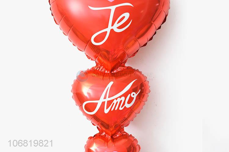 Best Selling Heart Shape Foil Balloon Fashion Wedding Decoration