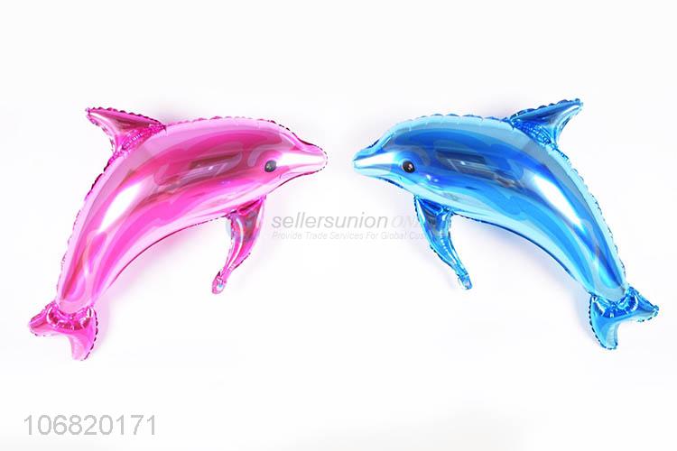 Wholesale Simulation Dolphin Foil Balloon Decorative Balloons