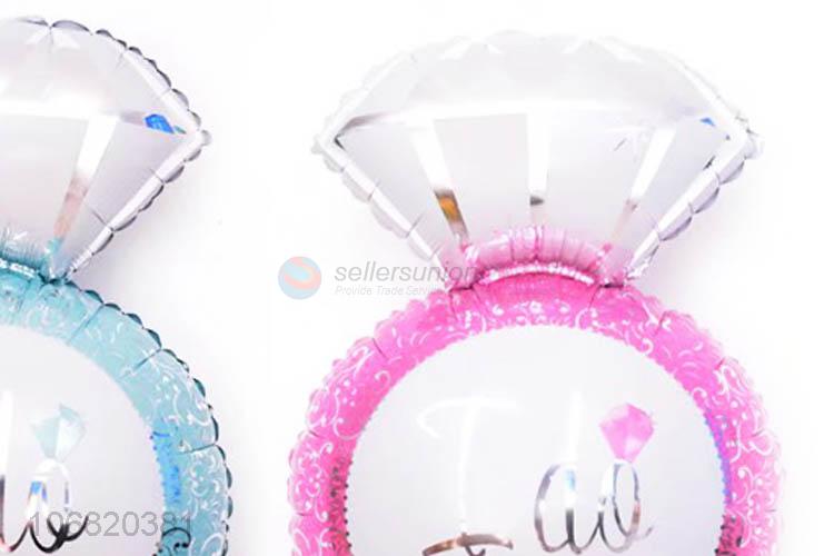 Fashion Style Artificial Diamond Shape Foil Balloons