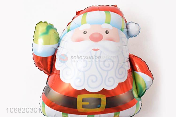 Best Sale Santa Claus Shape Colorful Foil Balloons