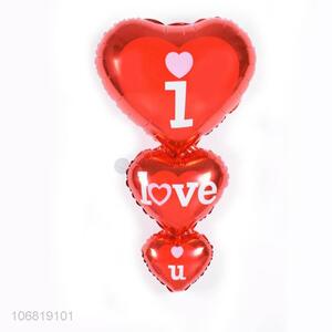 Wholesale Red Love Heart Design Foil Balloon Decorative Balloons