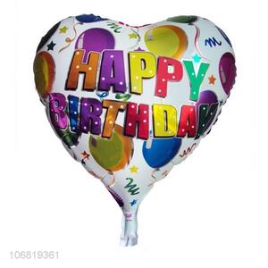 Best Quality Happy Birthday Heart Shape Foil Balloon