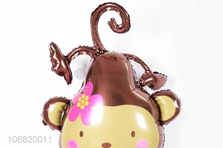 Cute Design Monkey Shape Foil Balloon Cheap Balloon