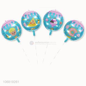 Creative Design Colorful 4D Dessert Party Decorative Foil Balloons