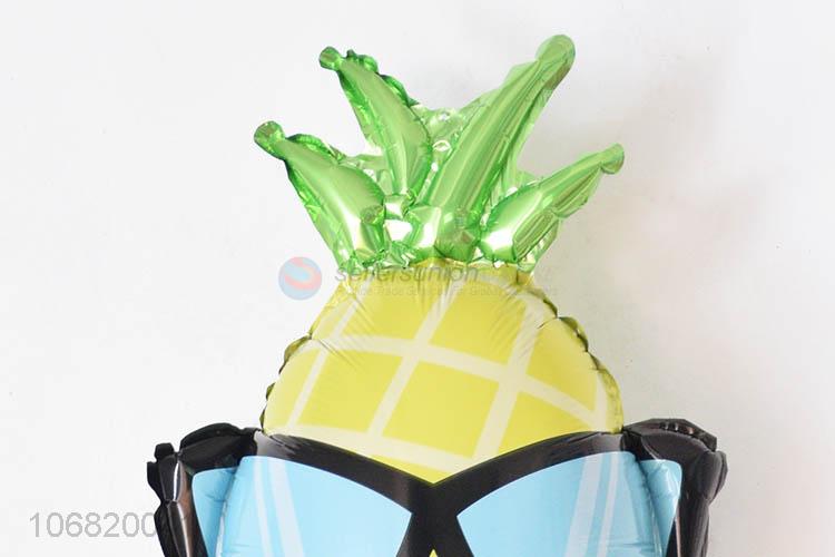 New Design Colorful Pineapple Shape Foil Balloon