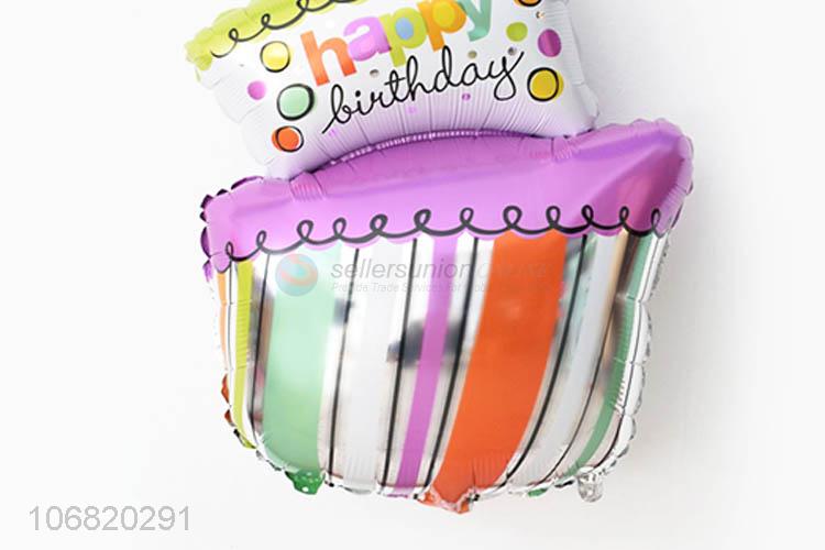 Unique Design Cake Shape Foil Balloon Fashion Party Balloon