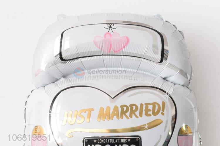 Custom Wedding Car Shape Decorative Foil Balloon