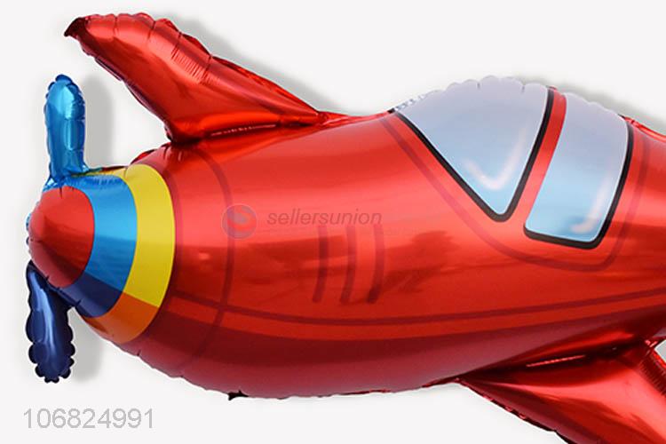 Fashion Vintage Airplane Colorful Foil Balloon For Decoration