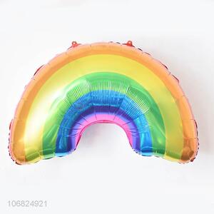 Top Quality Rainbow Shape Foil Balloon Colorful Balloon