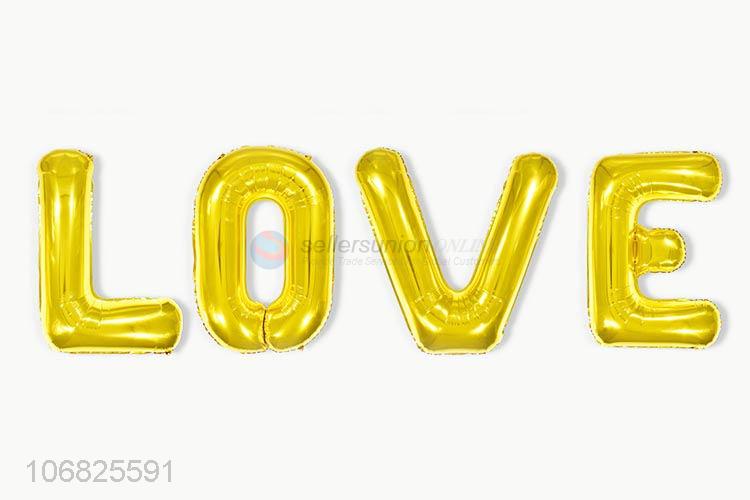 Good Quality Thin Letters Balloon For Room Decoration