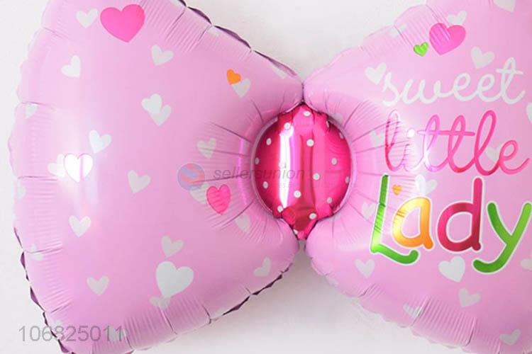 Custom Colorful Bowknot Shape Foil Balloon