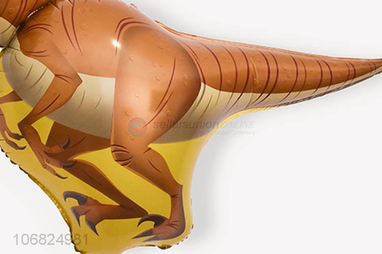 Delicate Design Velociraptor Shape Colorful Foil Balloon