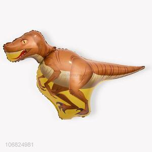 Delicate Design Velociraptor Shape Colorful Foil Balloon