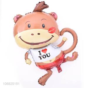 Hot Sale Cartoon Monkey Shape Foil Balloon