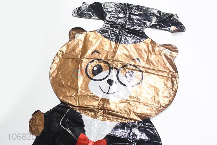 Creative Design Cartoon Bear Shape Foil Balloon Decorative Balloons