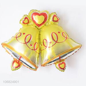 Factory Supply Bell Shape Foil Balloon For Party Decoration