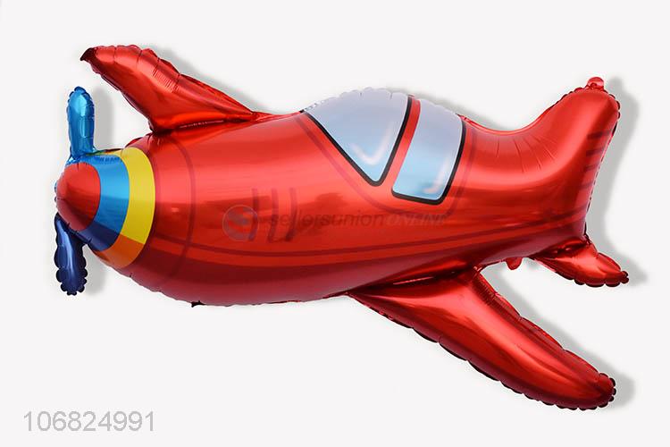 Fashion Vintage Airplane Colorful Foil Balloon For Decoration