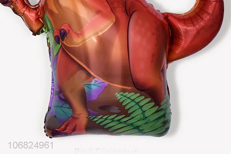 Wholesale Kids Popular Red Dinosaur Cartoon Foil Balloons