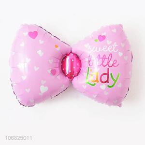 Custom Colorful Bowknot Shape Foil Balloon