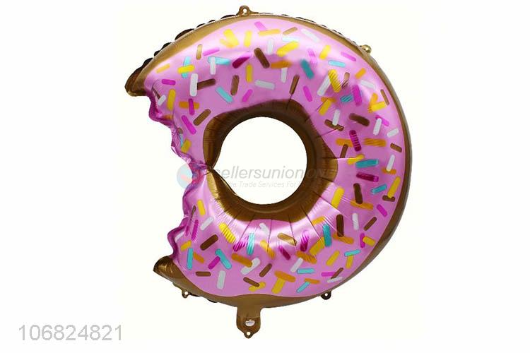 Custom Colorful Doughnut Shape Decorative Foil Balloon