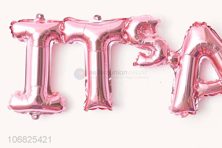 Fashion Colorful Letters Foil Balloon Best Party Decoration