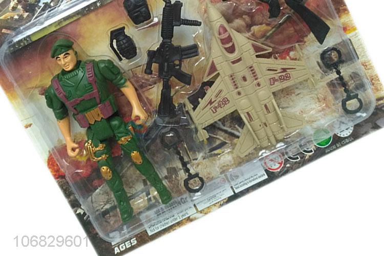 China OEM plastic soldier sction figure toy for children