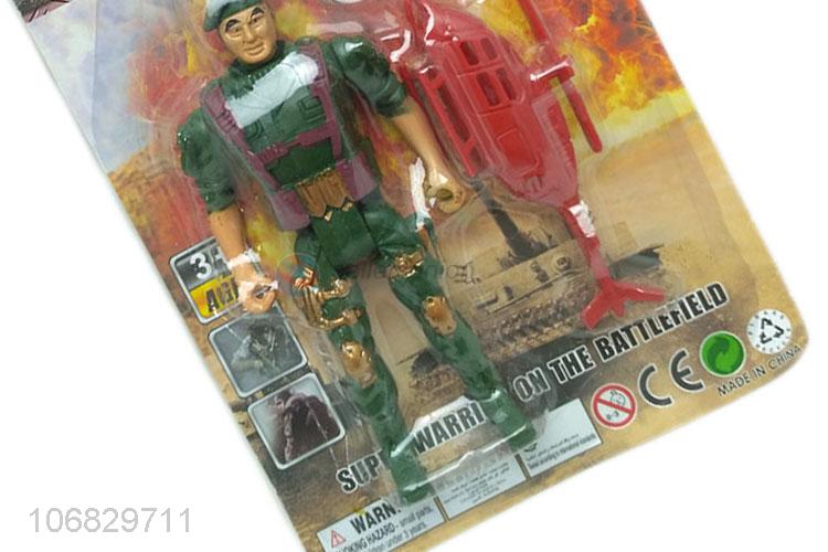 Factory wholesale military model toys mini plastic soldier toys