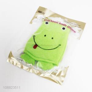 Promotional Body Scrub Shower Cartoon Baby Bath Glove