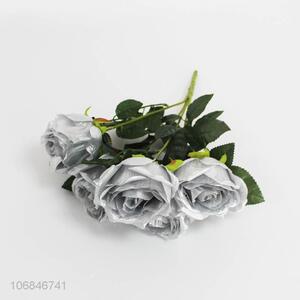 Creative Design 5 Heads Artificial Rose