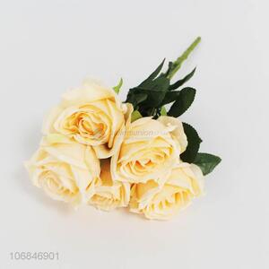 Good Sale Artificial Rose Plastic Fake Bouquet