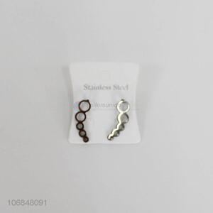 New design women circles ear studs fashion jewelry