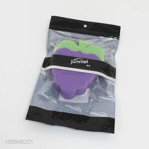 Wholesale price cartoon grape shape shower sponge