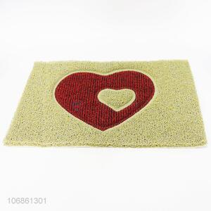 Custom Heart Pattern Non-Slip Bath Mat