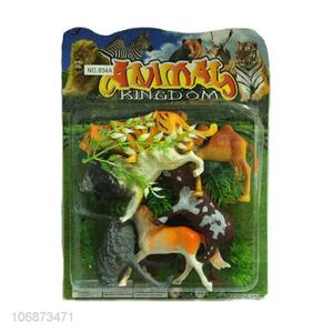 Newest Plastic Simulation Wild Animal Model Toy Set