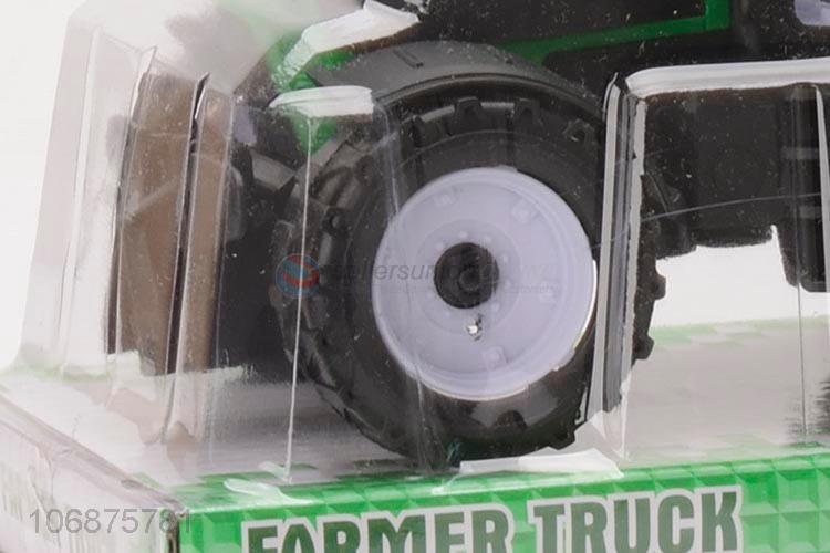 New Product Funny Friction Inertia Farmer Car Plastic Toy For Kids