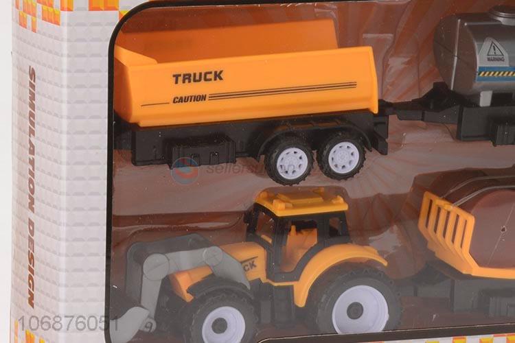 Cheap And Good Quality Plastic Engineering Truck Pull Back Toy Car Vehicle Toys