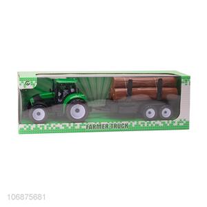 Cheap Price Inertia Farmer Plastic Truck Toys Kids Inertia Car