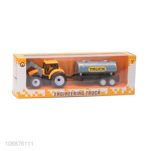 China Manufacturer Engineering Pull Back Truck Kids Plastic Toy